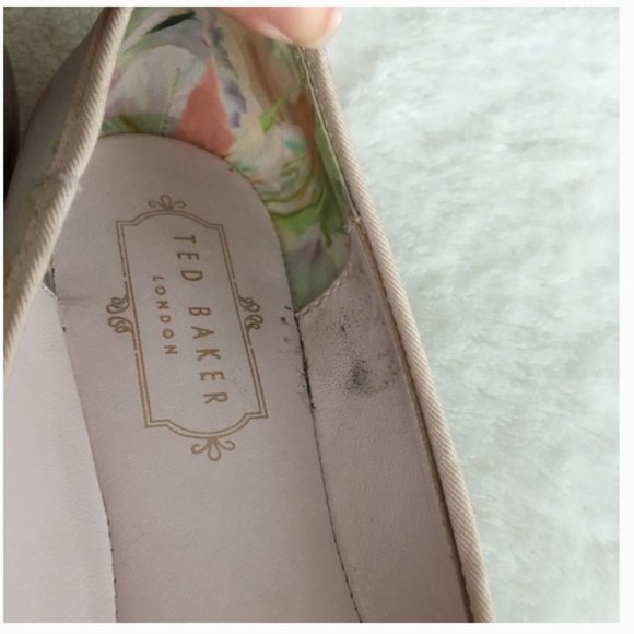 Ted Baker IMME 2 floral bow ballet flats shoe 6 - Picture 9 of 15